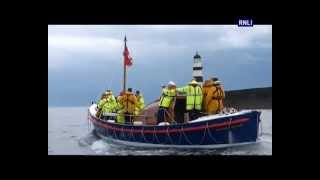 RNLI lifeboats escort historic lifeboat back home to Seaham [upl. by Nonah]