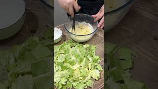 Amazing Green Cabbage Cutting Tricks vegetableart [upl. by Gaspar87]