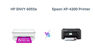 HP ENVY 6055e vs Epson XP4200 Printer Comparison [upl. by Yenolem]