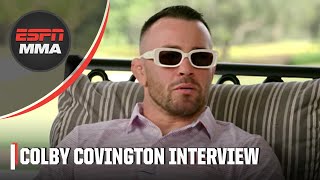 Colby Covington previews welterweight main event fight vs Leon Edwards at UFC 296  ESPN MMA [upl. by Zelle]