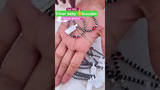 New designer silver 👶 baby bracelet 70 discount ytviral [upl. by Asilej651]