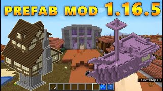 Prefab Mod Spotlight  How to Get Instant Structures in Minecraft [upl. by Airotahs189]