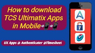 How to download TCS UX Apps in Mobile 📲 [upl. by Ettedualc]