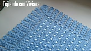 Orilla tejida a crochet para Sabanita o Manta [upl. by Pettiford]