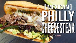 Mexican Philly Cheesesteak  SAM THE COOKING GUY [upl. by Rochkind]