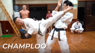 Diving into Okinawas finest UECHIRYU Karate with the legendary Karateka KIYOHIDE SHINJO [upl. by Ahseele216]