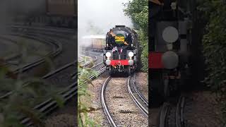 CL1  Clan Line No 35028 26th September 2024 HeritageSteam ClanLine Trains PtarmiganTrains [upl. by Atat]