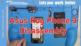 Asus Rog Phone 3 DisassemblyTeardown [upl. by Raeann]