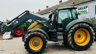 Valtra T174 VERSU 2016 rok z turem QUICKE pneumatyka miękka kabina i oś przedni TUZ i WOM [upl. by Nhguaved135]