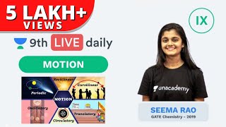 Motion  Lecture 1  Class 9  Unacademy Foundation  Physics  Seema Rao [upl. by Boyden]