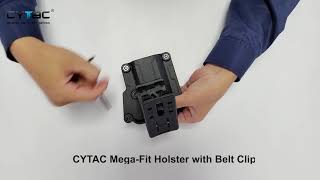 CYTAC Mega Fit Universal Holster with Belt Clip [upl. by Kirsten881]