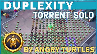 TORRENT SOLO on DUPLEXITY by Angry Turtles  leaderboard tf  BOOM BEACH operation gameplaystrategy [upl. by Anawqahs]