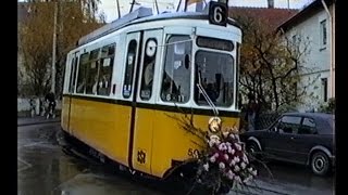 Straßenbahn Echterdingen Leinfelden letzter Betriebstag Einstellung 3111990 [upl. by Marozas418]