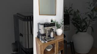 Setting up my new espresso machine ☕️ espresso coffee asmr satisfying latte unboxing kitchen [upl. by Marpet483]