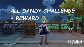 Genshin Impact  All NPC Dandy Challenge [upl. by Ledairam]