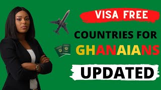 Visa Free Countries For Ghanaians Passport Holders  Visa Free Countries For Ghana Citizens [upl. by Aifos]