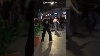 Bushaman prank Scaring people at night in Spain prank funny funnyshorts fun comedy [upl. by Rybma31]