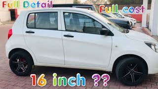 Modified celerio 16 inch  Alloy wheels installation 🛞🔥🌶 [upl. by Anaihr]