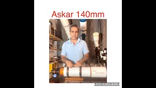 the Askar 140mm triplet refractor telescope refractor astronomy science astrophotography [upl. by Aleacem]