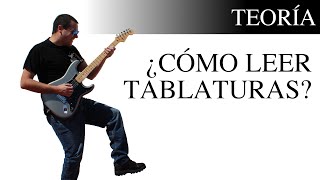 Teoría Cómo leer tablaturas en la guitarra [upl. by Nemhauser]