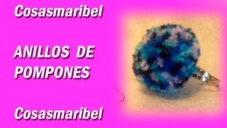 Como hacer Anillos de pompon [upl. by Herates]