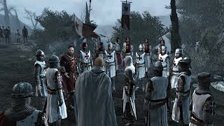 Assassins Creed 1  Altair vs Army of Templars 4K HD [upl. by Schwejda]