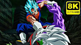 Vegetto vs Zamasu 8K HDR 30Fps [upl. by Etaner]