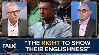 quotAll Voices Have A Right To Be Heard”  Ian Collins On Tommy Robinson Protest March [upl. by Yoj]