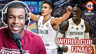 Pro Basketball Player Reacts To GERMANY vs SERBIA World Cup Game  World Cup Finals 2023 [upl. by Selohcin]