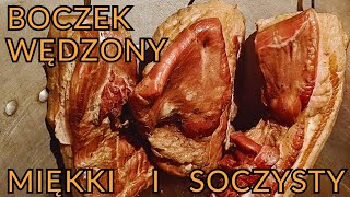 BOCZEK WĘDZONY Lekkim Dymem Czereśni Finezja Smaku SMOKED BACON GERÄUCHERTER SPECK [upl. by Ditter]