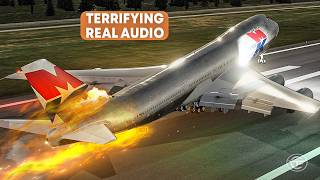 Crashing 19 Seconds After Takeoff in Canada  TWO Boeing 747s in Danger Real Video amp Audio [upl. by Dnomso]