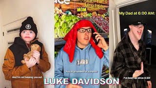 NEW LUKE DAVIDSON TikTok Compilation 2  Funny Luke Davidson [upl. by Colfin]