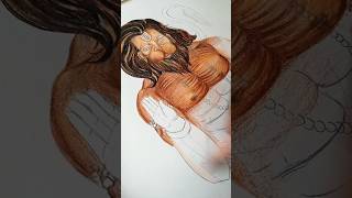 Body drawing Mahabir bajrang bali Part1 🫀🚩shorts [upl. by Sherm]