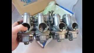 Mikuni 29mm smoothbore carb set Kawasaki Z1 KZ Suzuki GS 1000 [upl. by Sher]