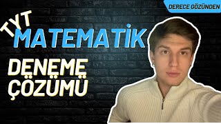 DERECE BAKIŞ AÇISI  TYT Matematik Deneme Çözümüne Böyle Bak [upl. by Llemej814]