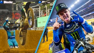 Haiden Deegan Ghost Rides First Supercross Win  Massive Comeback [upl. by Notsur]