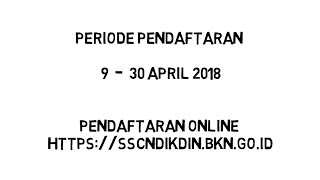 Pendaftaran Sekolah Kedinasan 2018 [upl. by Aimerej294]