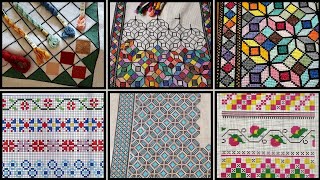 super stunning cross stitches hand embroidery patterns for every type of cloth [upl. by Barbe178]