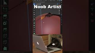 Noob vs Pro artist Making Ropes blendertutorial blender blendercommunity blender3d b3d [upl. by Norrehc]