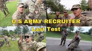 US Army Recruiting School  Final Test Week [upl. by Aizirtap583]