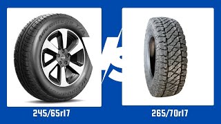 Tire Size 24565r17 vs 26570r17 [upl. by Nerrak]