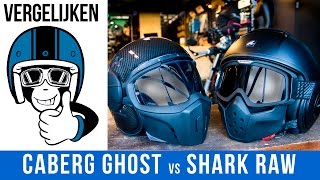 SHARK RAW vs CABERG GHOST  helm vergelijken [upl. by Ettennek802]