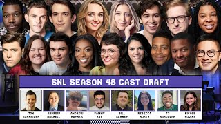 SNL Season 48 Cast Draft [upl. by Aisanat]