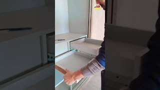 Hidden Drawer In Wardrobe shorts short interiordesign woodworking askfurniture [upl. by Assirak]