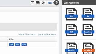 Dashboard  1099 and W2 filing [upl. by Natlus]