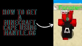 How to get a free cape in minecraft mantlegg macOS [upl. by Hurwit]