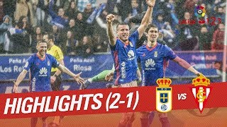 Resumen de Real Oviedo vs Sporting de Gijón 21 [upl. by Ettenwahs265]