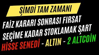 AKLI OLAN SEÇİME KADAR BU YATIRIM ARAÇLARINI STOKLAR  ŞİMDİ TAM ZAMANI  UYANIK OLUN [upl. by Barbour401]