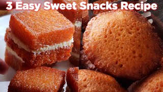 3 easy sweet snacks recipe anyone can make [upl. by Marguerite732]