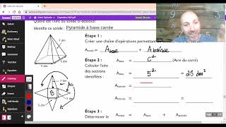 Secondaire 3  Aire et volume des solides [upl. by Talich]